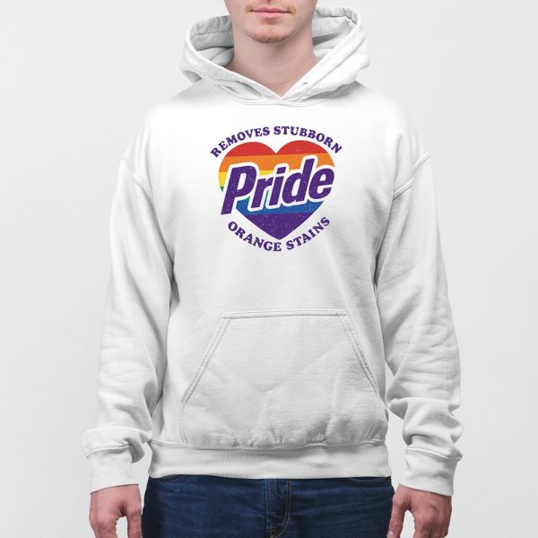 Pride Removes Stubborn Orange Stains Shirt