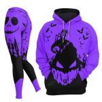 Purple Nightmare Before Christmas Combo Hoodie And Leggings