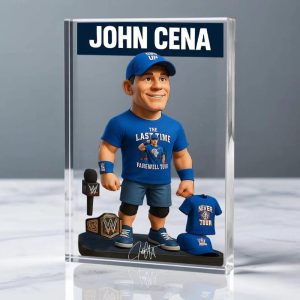 John Cena The Last Time Farewell Tour Acrylic Block Plaque1