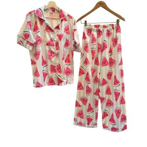 Womens Watermelon Pajama Set1