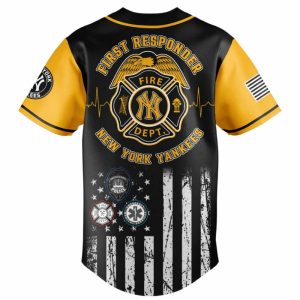 2025 Yankees First Responders Night Jersey2