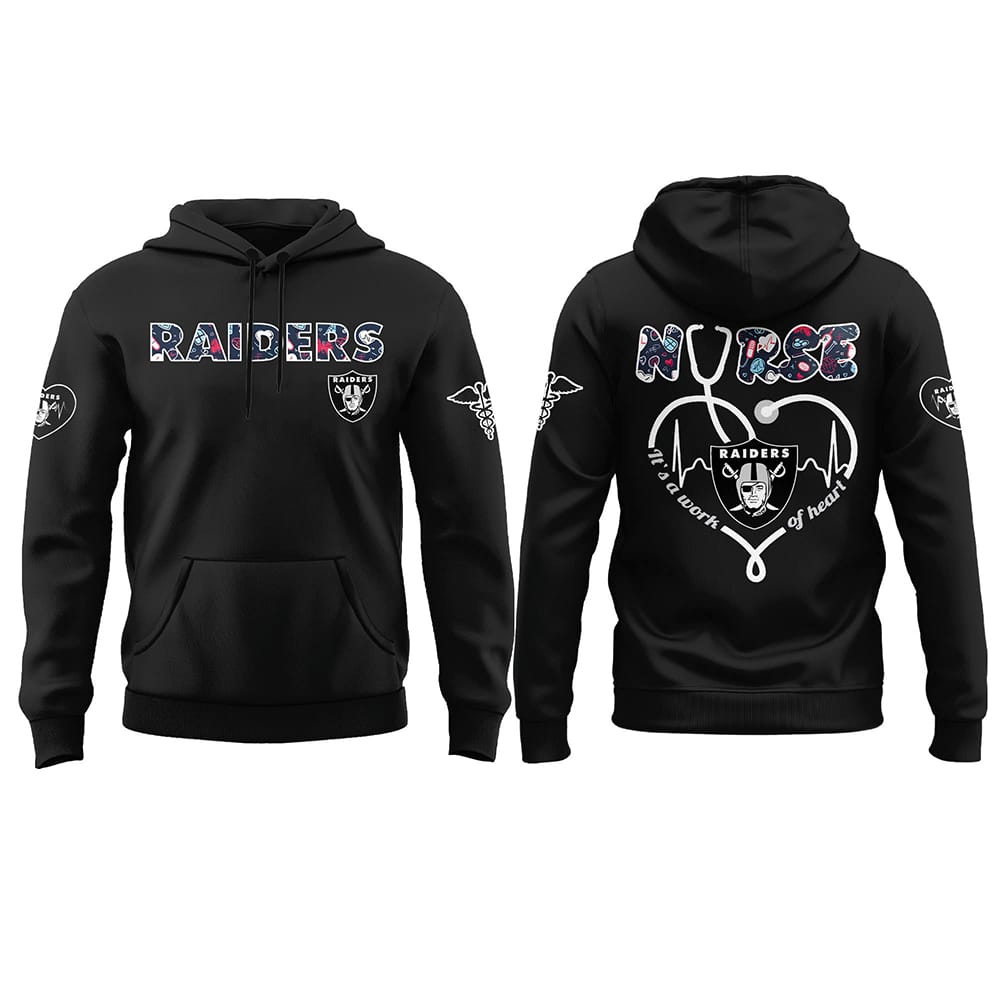 Raiders NURSES NIGHT Hoodie 2025 Raiders NURSES NIGHT Hoodie 2025