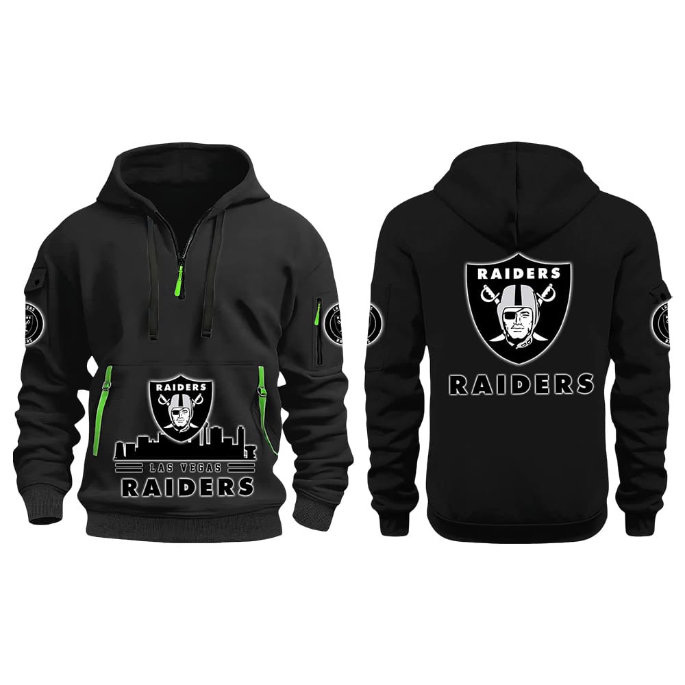Raiders Skyline Black Hoodie Raiders Skyline Black Hoodie