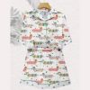 Rainbow Dachshund Art Pajama Set