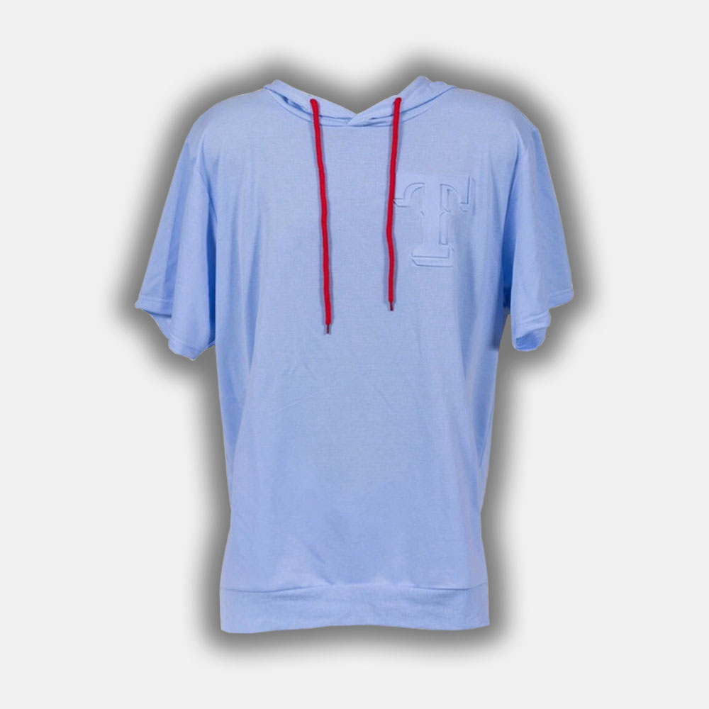 Rangers Embossed Short Sleeve Hoodie Giveaway 2025 Rangers Embossed Short Sleeve Hoodie Giveaway 2025