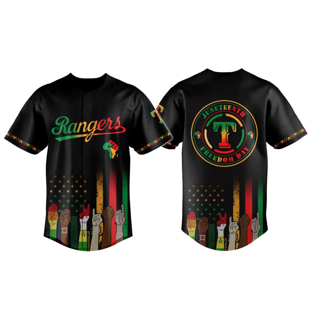 Rangers Juneteenth Freedom Day Jersey 2025 Rangers Juneteenth Freedom Day Jersey 2025