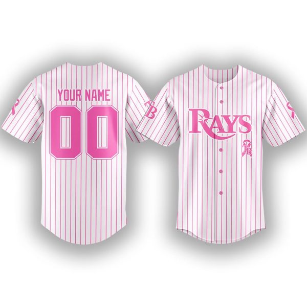 Rays Breast Cancer Awareness Game Night Jersey 2025
