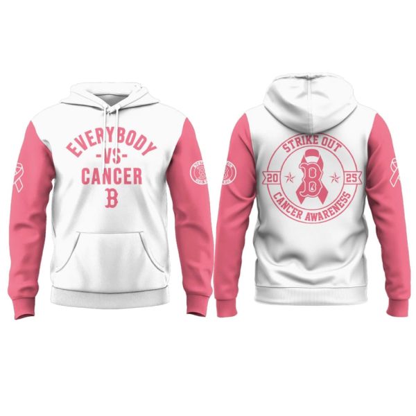 Red Sox Everybody vs Cancer Hoodie 2025