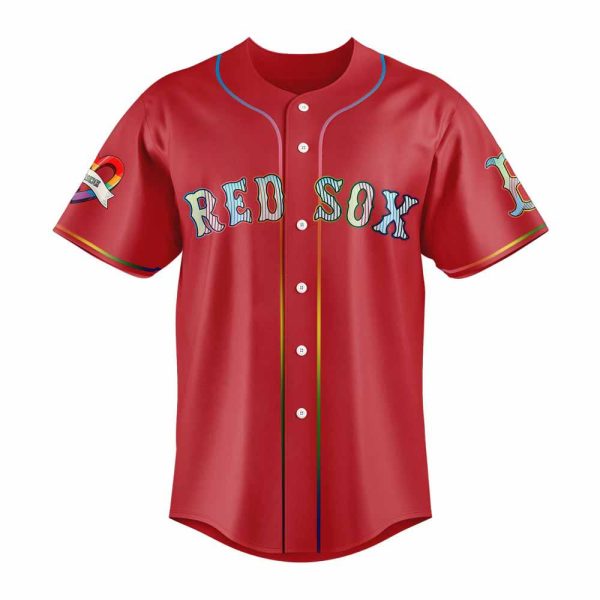 Red Sox LGBTQ Pride Night Jersey 2025