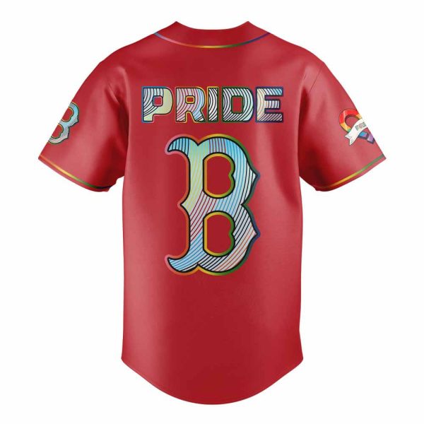 Red Sox LGBTQ Pride Night Jersey 2025