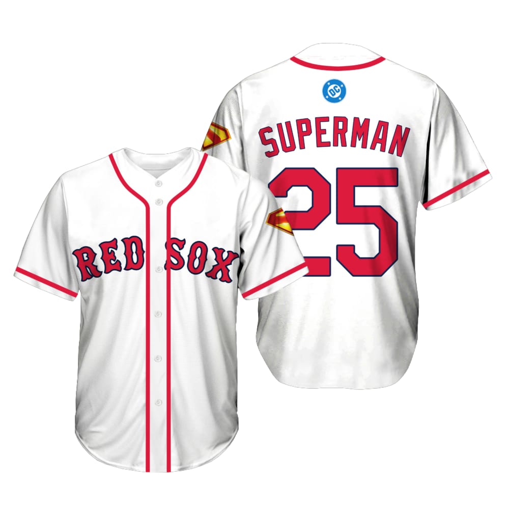 Red Sox Superman Giveaway Jersey 2025 Red Sox Superman Giveaway Jersey 2025