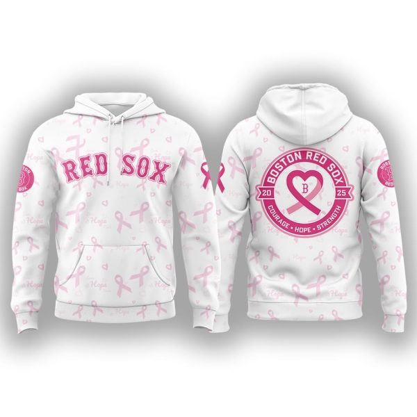 Red Sox x Cancer Awareness Night 2025 Hoodie