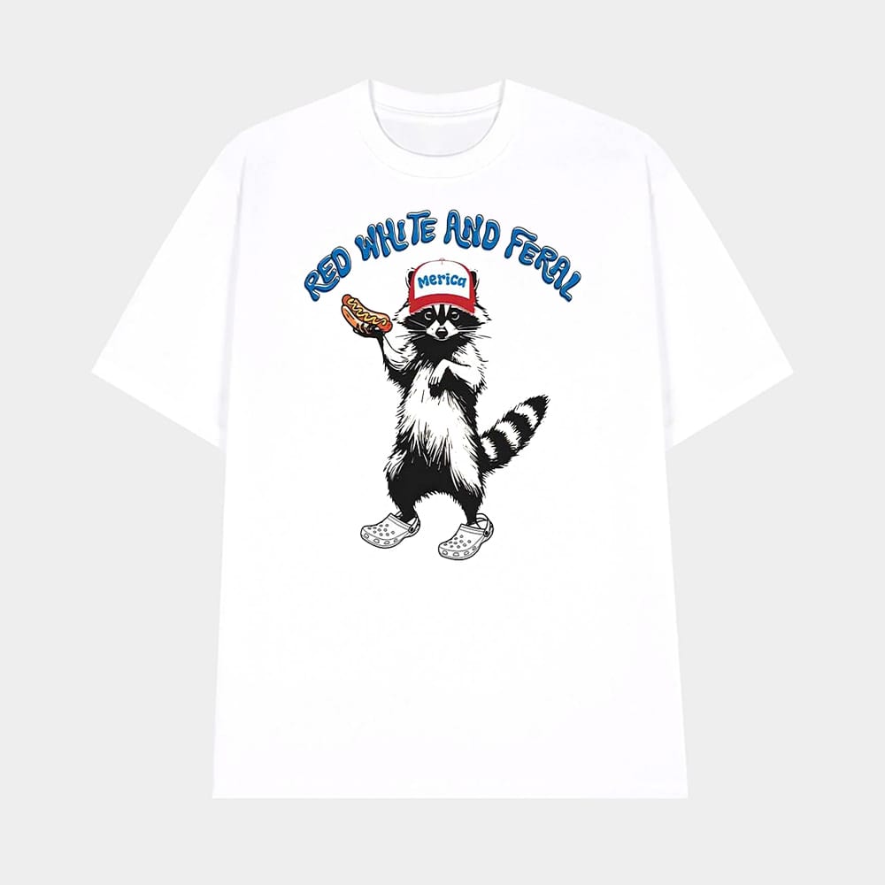 Red White And Feral Shirt 1 Red White And Feral Shirt