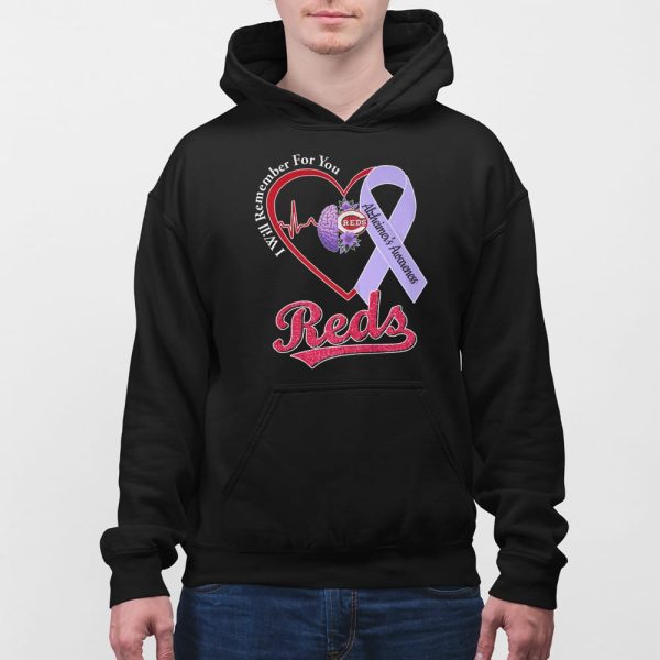Reds I Will Remember For You Alzheimer’s Awareness Shirt