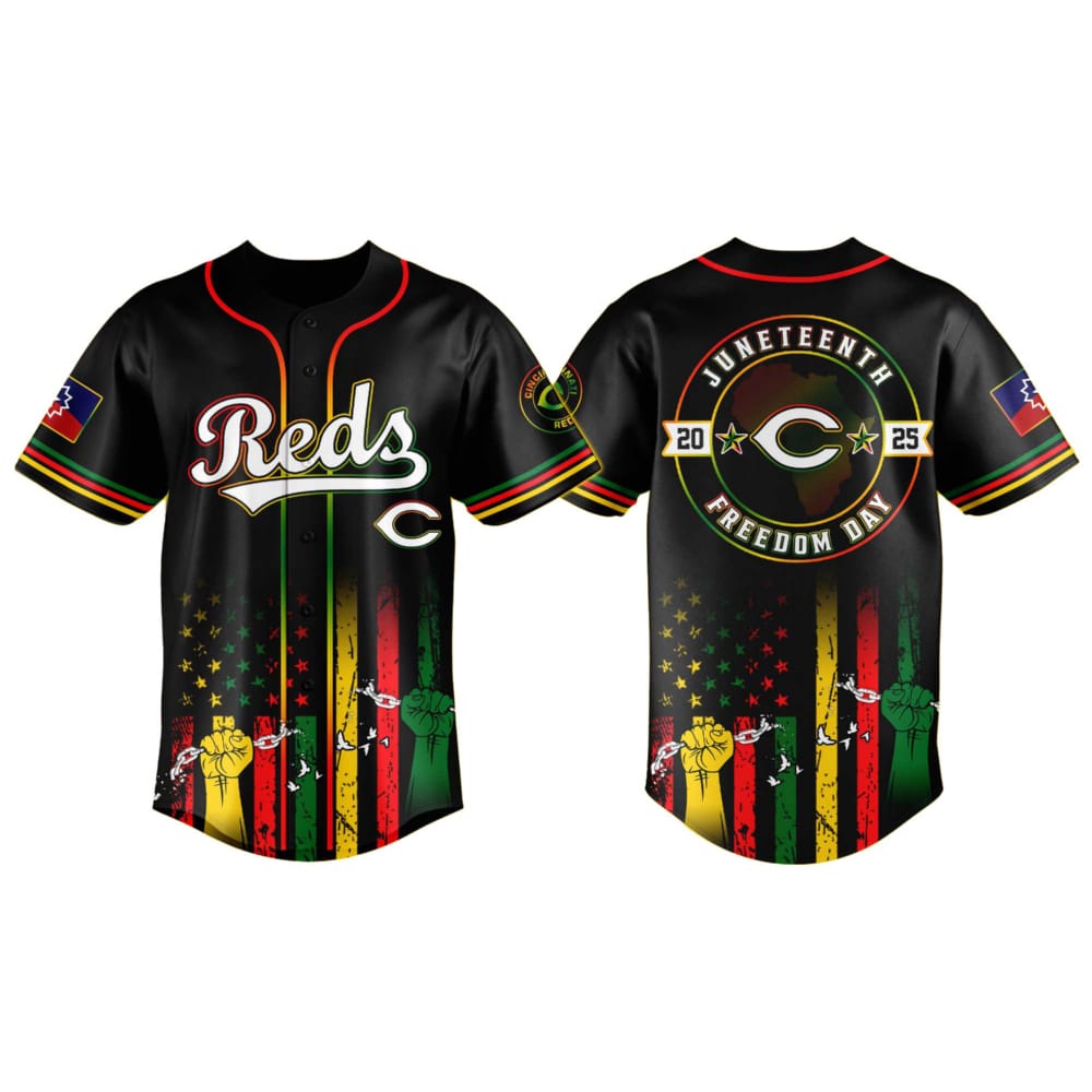 Reds Juneteenth Day Jersey 2025 Reds Juneteenth Day Jersey 2025