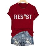 Resist Feminist Female Empowerment Women's Rights Pro Choice Shirt