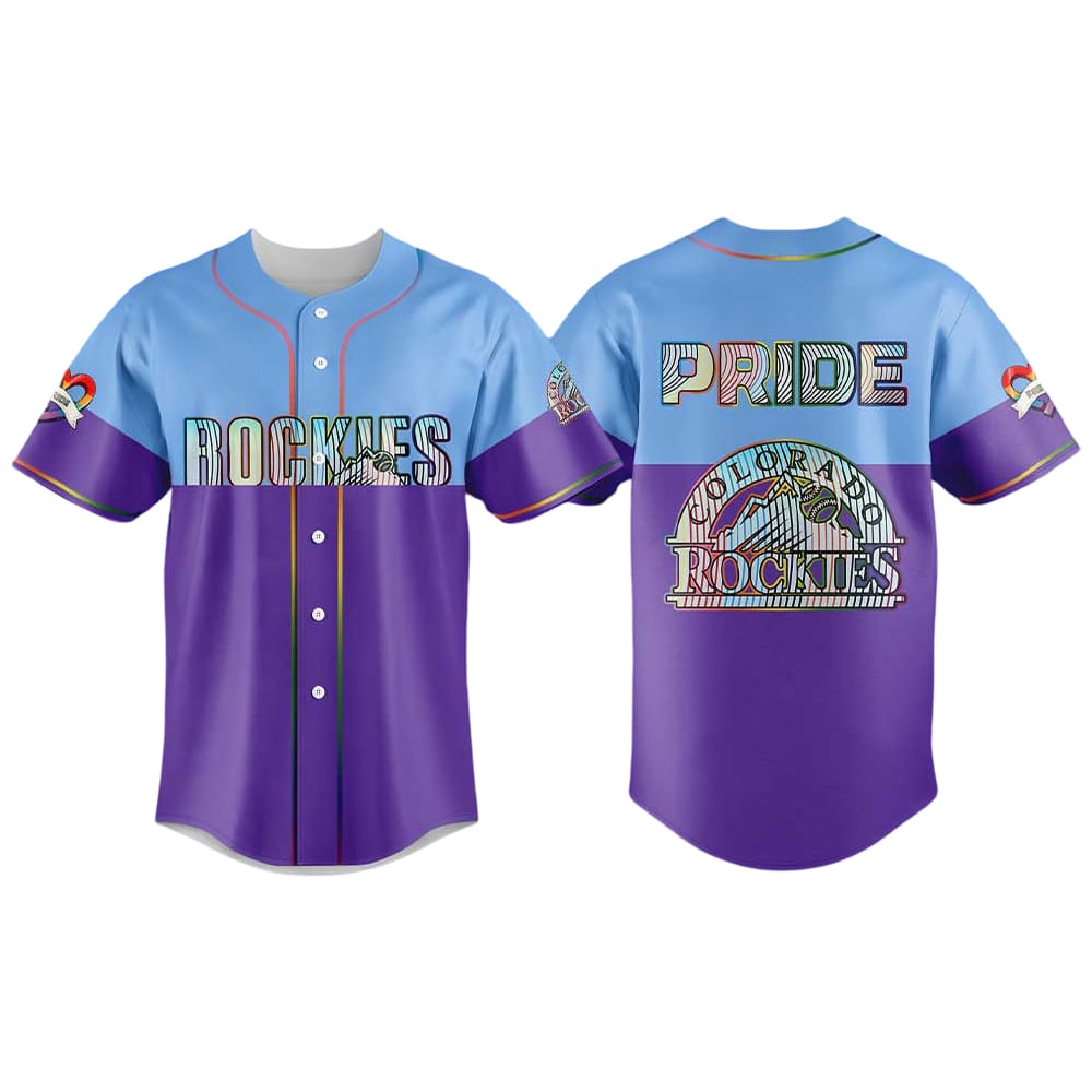 Rockies LGBTQ Pride Night 2025 City Connect Jersey Rockies LGBTQ Pride Night 2025 City Connect Jersey