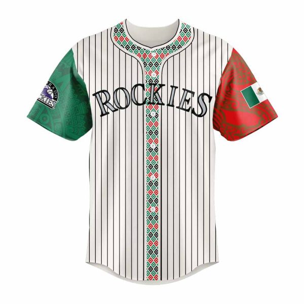 Rockies Mexican Heritage Night Striped 2025 Jersey