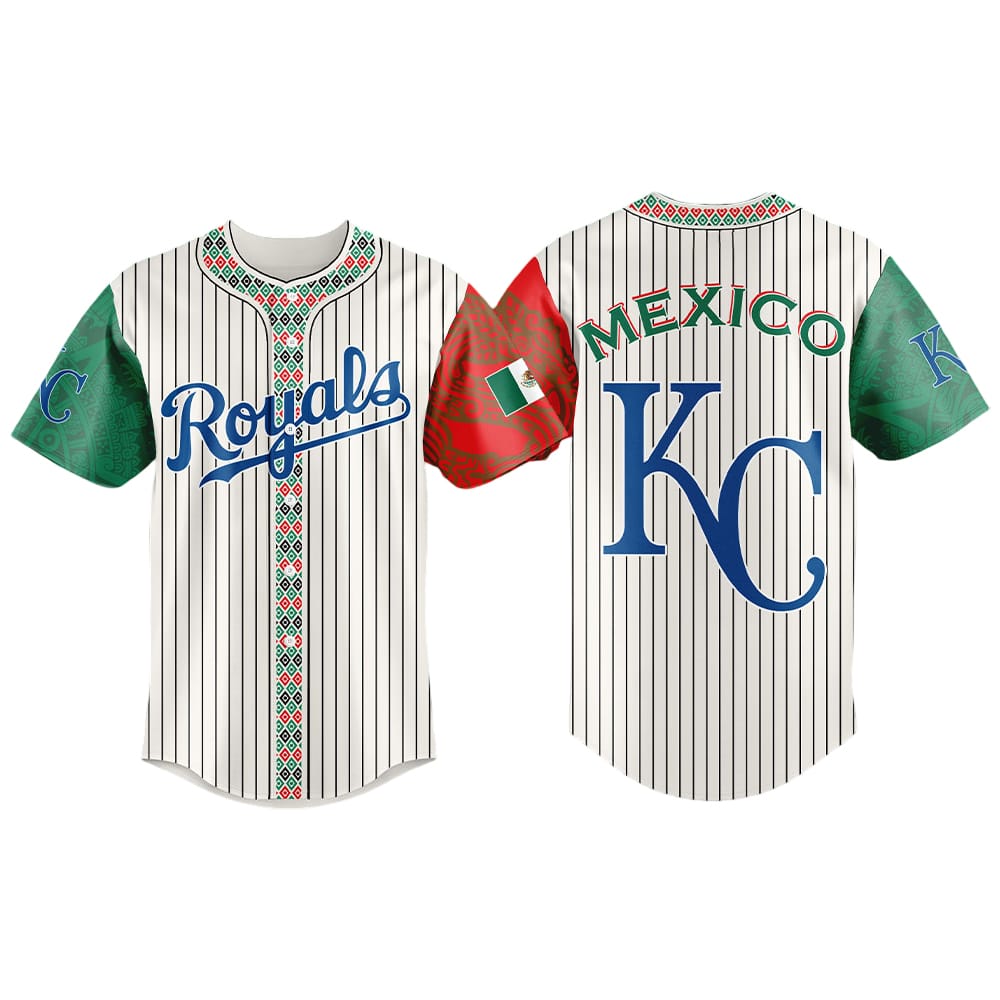 Royals Mexican Heritage Night Striped 2025 Jersey Royals Mexican Heritage Night Striped 2025 Jersey