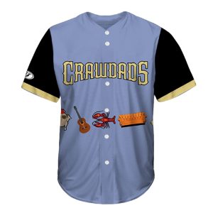 Hickory Crawdads Baseball Friends Day Night 2025 Jersey 2