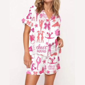Cheerleading Silky Satin Pajama Set
