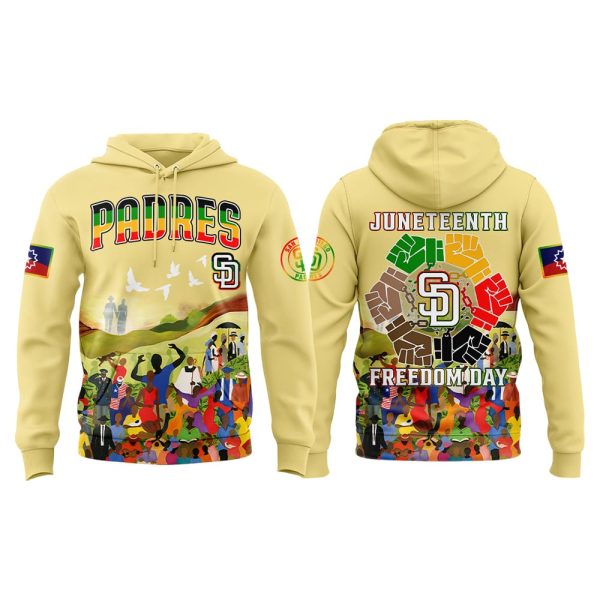 SD Padres x Juneteenth Freedom Day 2025 Hoodie