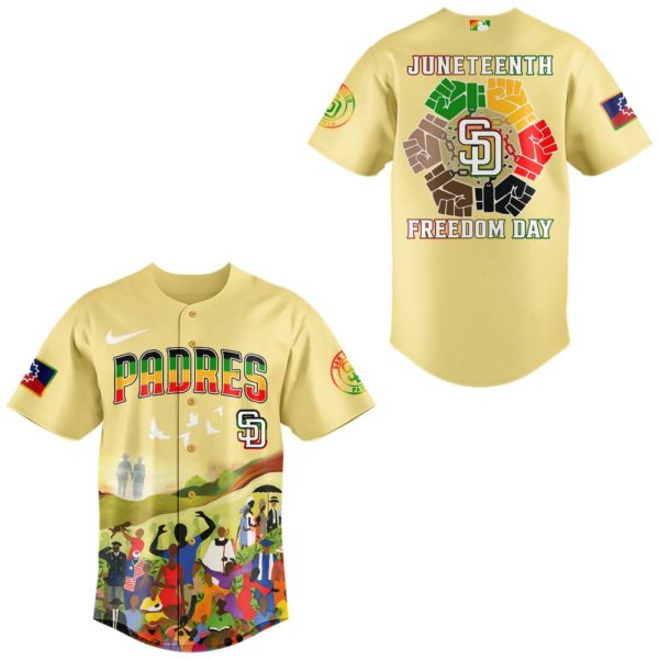 SD Padres x Juneteenth Freedom Day 2025 Jersey