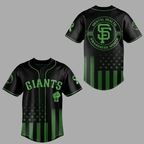 SF Giants Mental Health Awareness Month 2025 Jersey