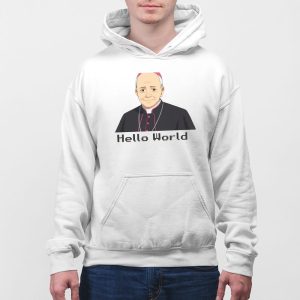 New Pope Robert Prevost Hello World Shirt 3