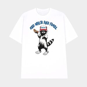 Red White And Feral Shirt 1