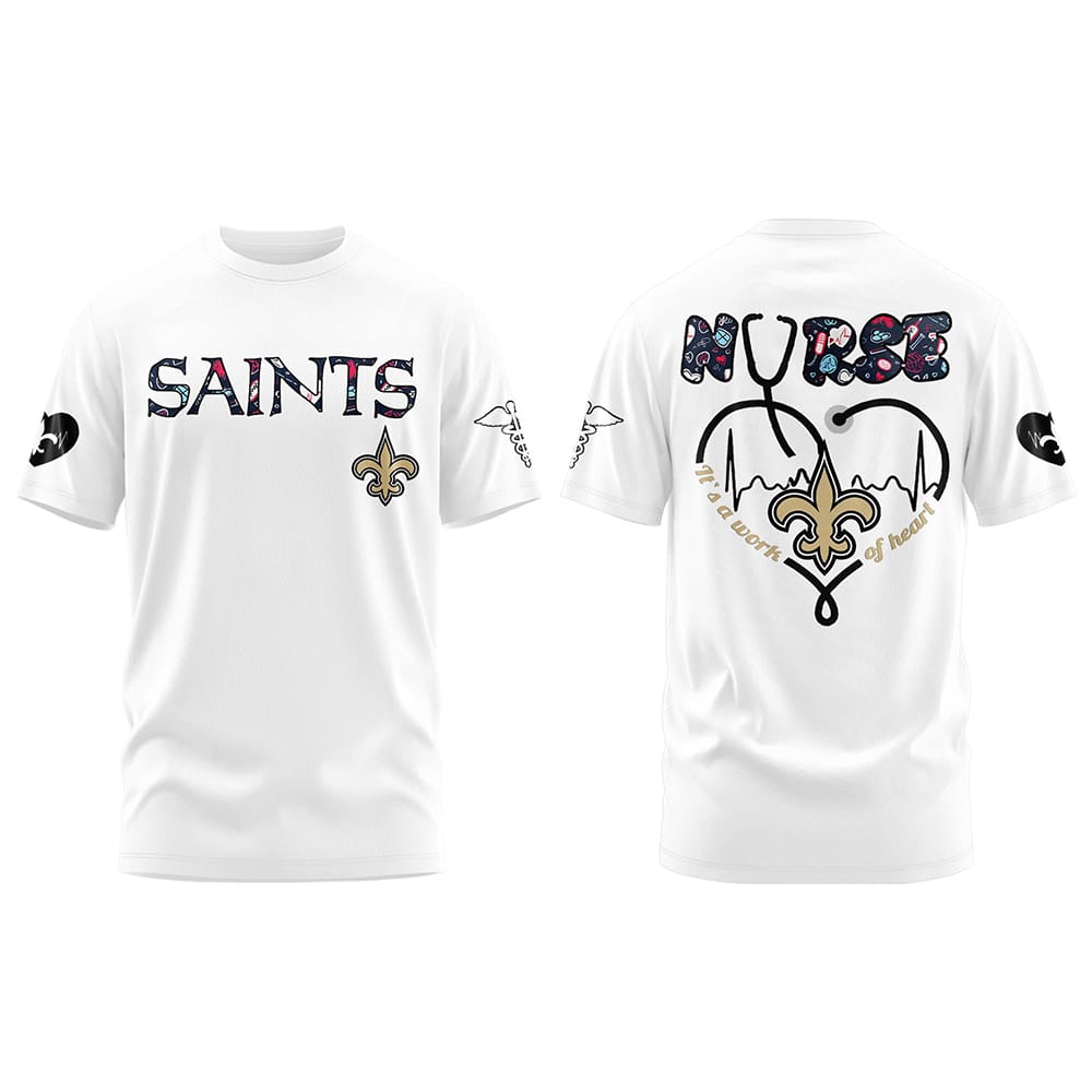 Saints NURSES NIGHT Shirt 2025 Saints NURSES NIGHT Shirt 2025