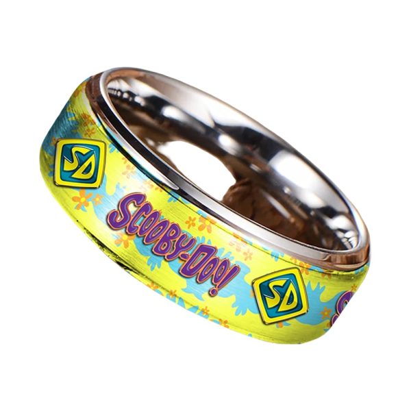 Scooby-Doo Silver Tungsten Rings
