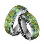 Scooby-Doo The Mystery Machine Silver Tungsten Rings