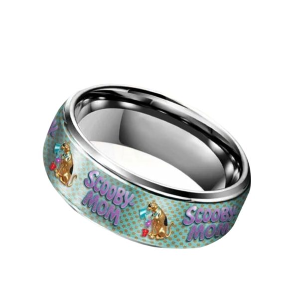 Scooby Doo x Mother’s Day Silver Tungsten Rings
