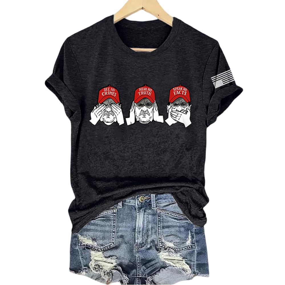 See No Crimes Hear No Truth Speak No Facts Shirt See No Crimes Hear No Truth Speak No Facts Shirt