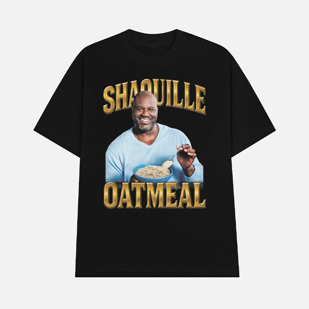 Shaquille ONeal Shaquille Oatmeal Shirt 1 Shaquille O'Neal Shaquille Oatmeal Shirt