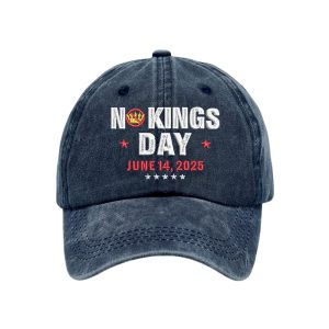 No Kings Day June 14 2025 Baseball Cap1