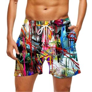 Tie Dye Mens Pocket Short Sleeve Shirts2