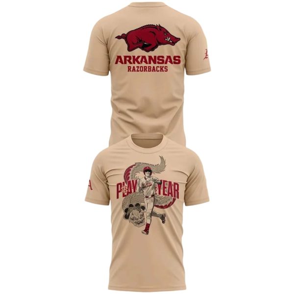 The Dragon Wehiwa Aloy Arkansas Baseball Shirt