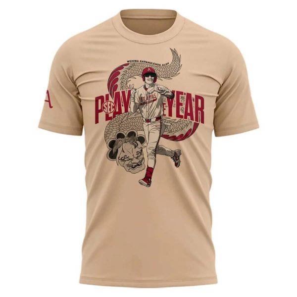 The Dragon Wehiwa Aloy Arkansas Baseball Shirt