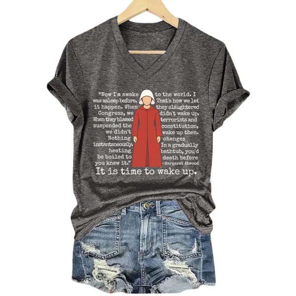 The Handmaid’s Tale It Is Time To Wake Up Shirt