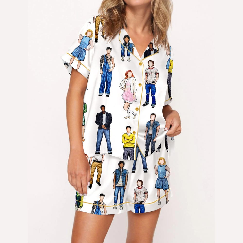 The Outsiders Musical Silky Satin Pajama Set The Outsiders Musical Silky Satin Pajama Set