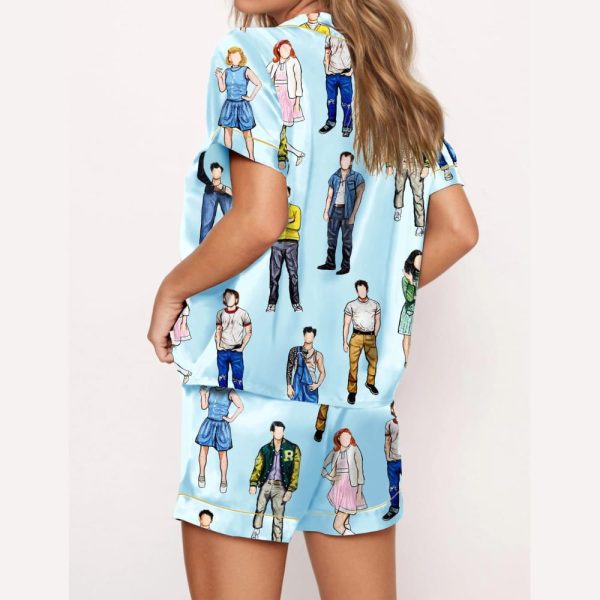 The Outsiders Musical Silky Satin Pajama Set
