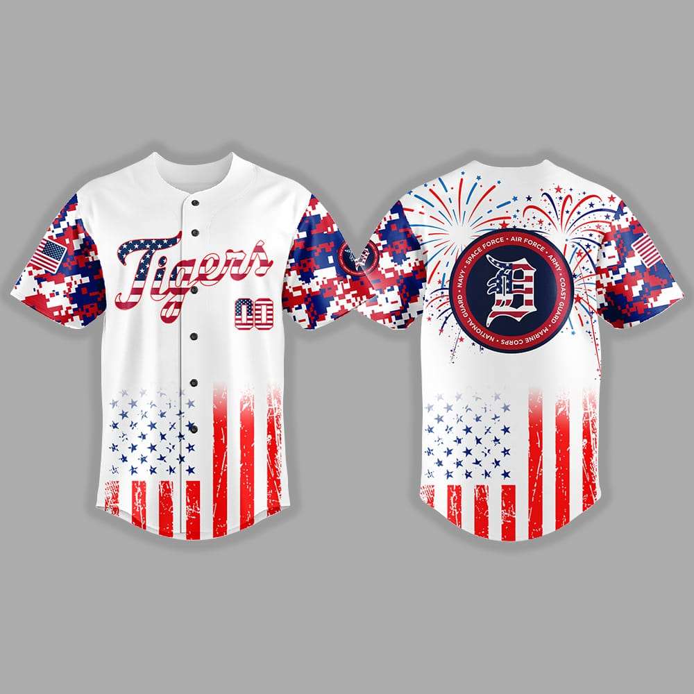 Tigers 4th Of July Independence Day Jersey 2025 Tigers 4th Of July Independence Day Jersey 2025