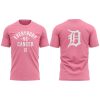 Tigers Strike Out Cancer Pink T-shirt 2025