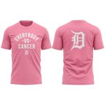 Tigers Strike Out Cancer Pink T-shirt 2025