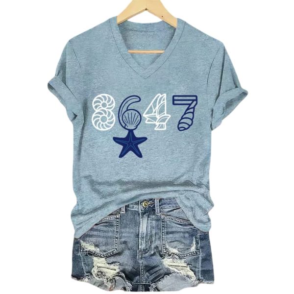 Trump 8647 Starfish Seashells Shirt