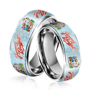 Jimmy Buffett Silver Tungsten Rings3
