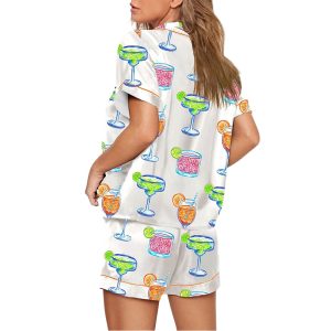 Bright Cocktail Trio Aperol Spritz Margarita Paloma Coastal Cowgirl Pajama Set2