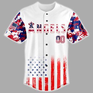 Angels 4th Of July Independence Day Jersey 20251